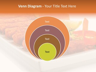 Vegetables Orange Background PowerPoint Template