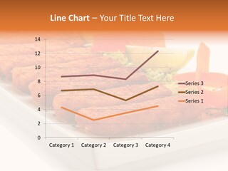Vegetables Orange Background PowerPoint Template