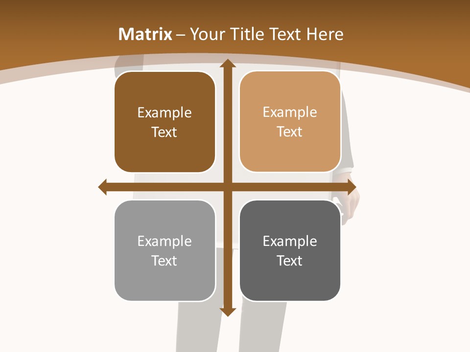Tie Manager Isolated PowerPoint Template