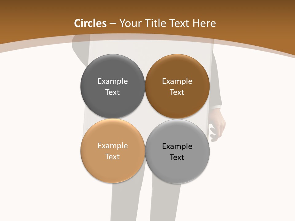 Tie Manager Isolated PowerPoint Template