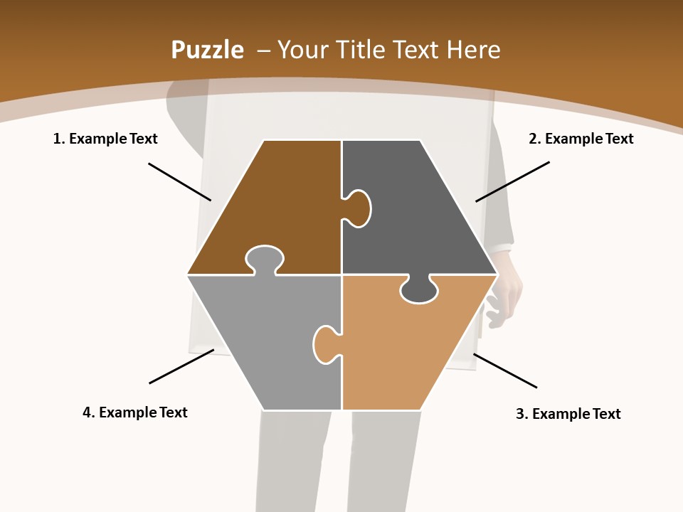 Tie Manager Isolated PowerPoint Template