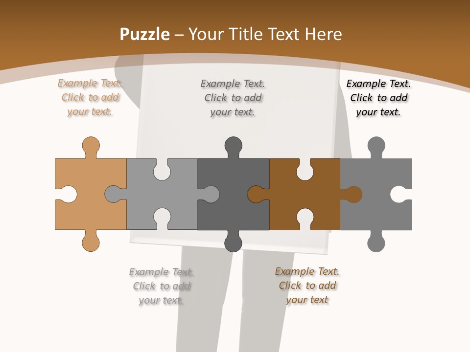 Tie Manager Isolated PowerPoint Template