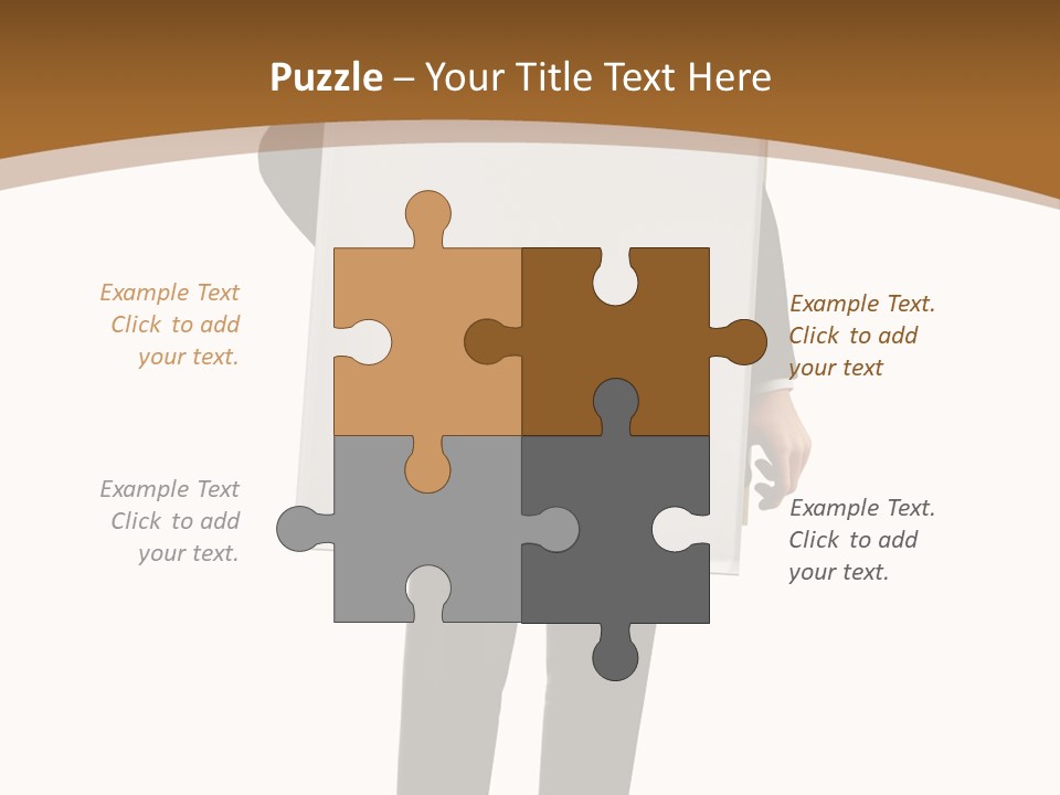 Tie Manager Isolated PowerPoint Template