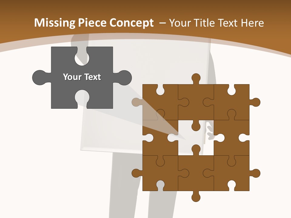 Tie Manager Isolated PowerPoint Template