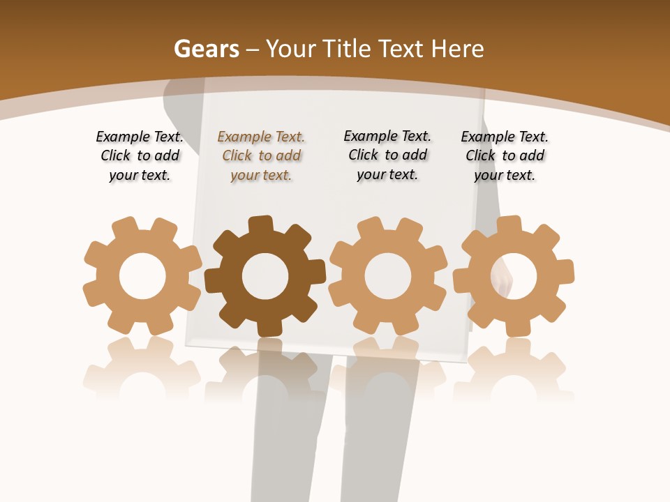 Tie Manager Isolated PowerPoint Template