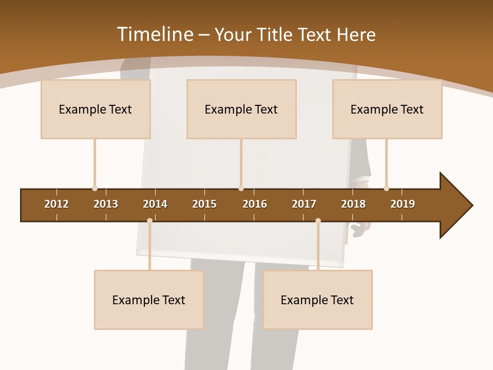 Tie Manager Isolated PowerPoint Template