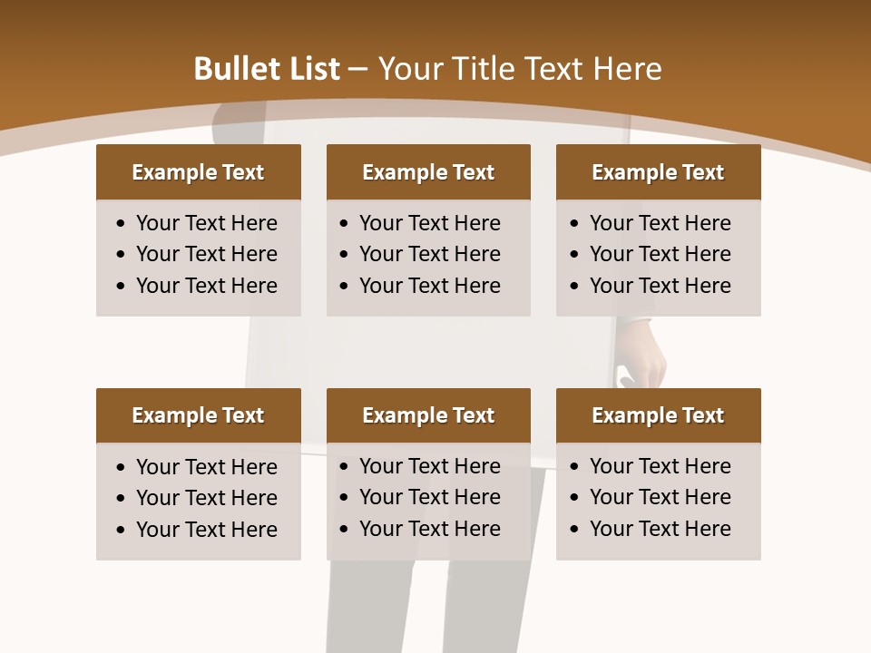 Tie Manager Isolated PowerPoint Template