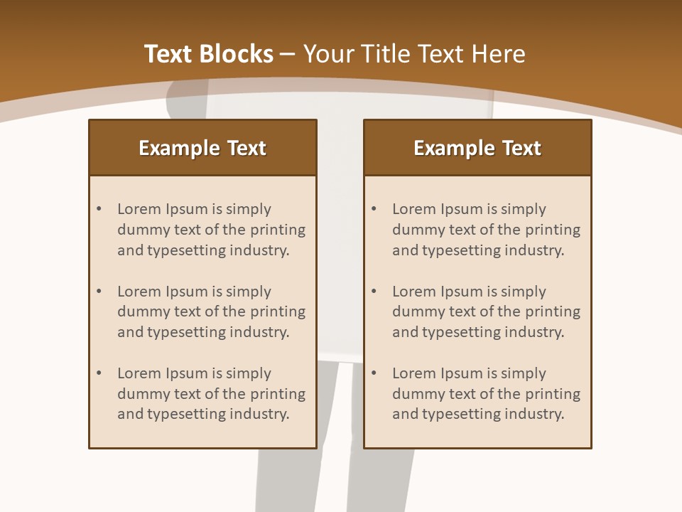 Tie Manager Isolated PowerPoint Template