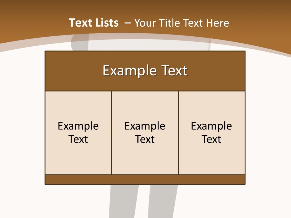 Tie Manager Isolated PowerPoint Template