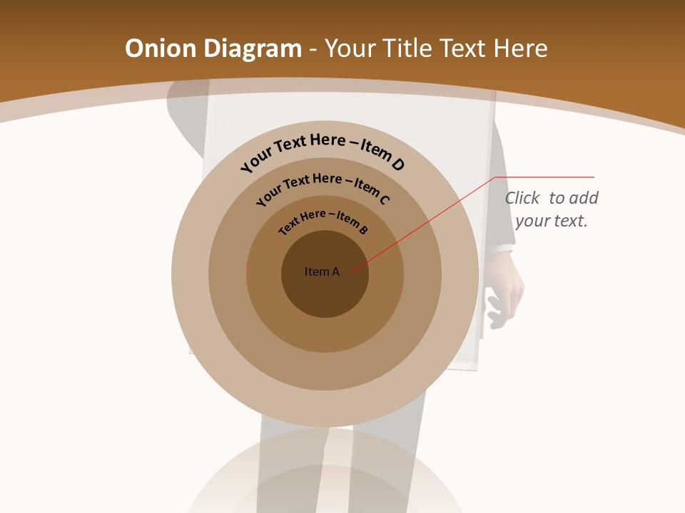 Tie Manager Isolated PowerPoint Template
