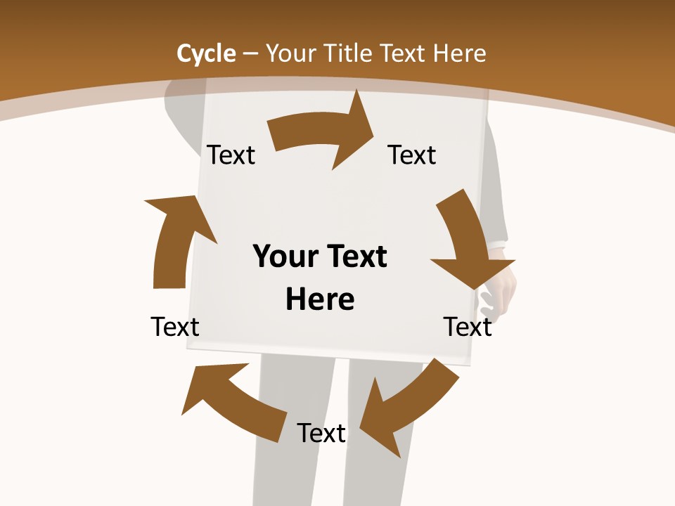 Tie Manager Isolated PowerPoint Template
