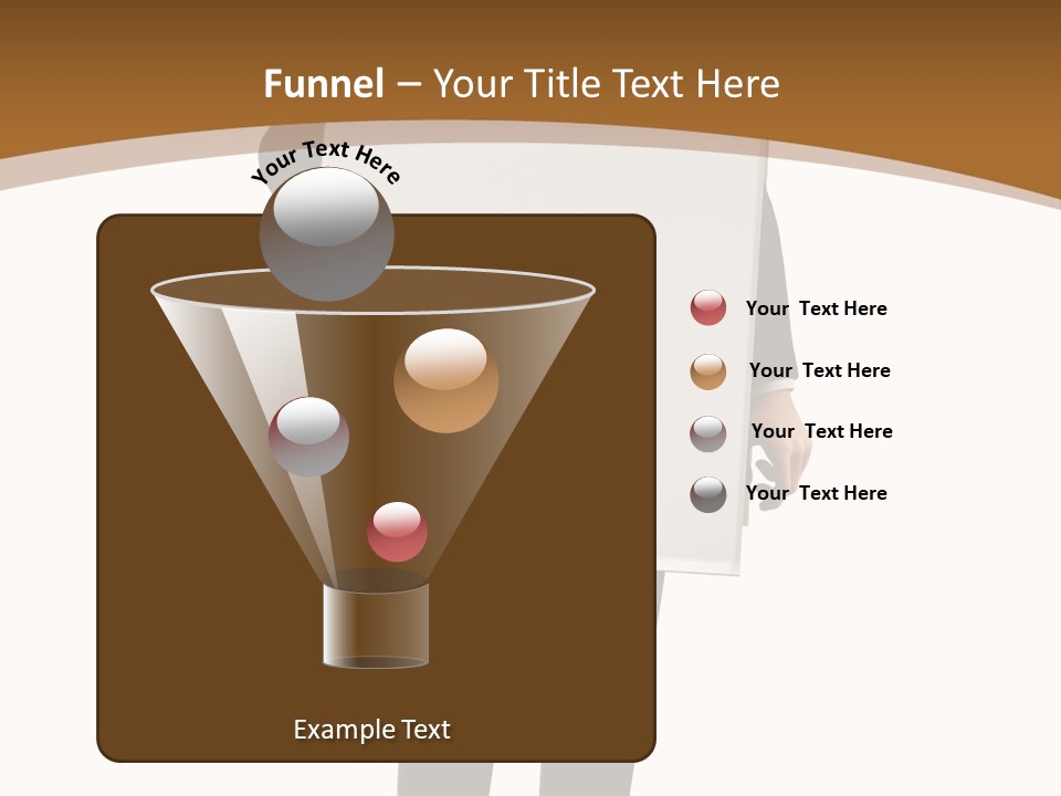 Tie Manager Isolated PowerPoint Template