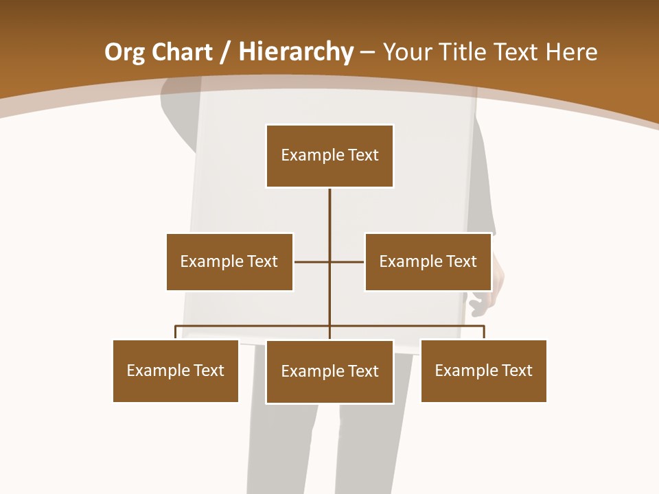 Tie Manager Isolated PowerPoint Template