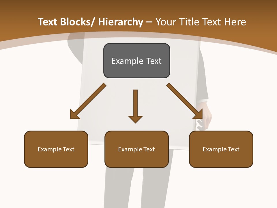 Tie Manager Isolated PowerPoint Template