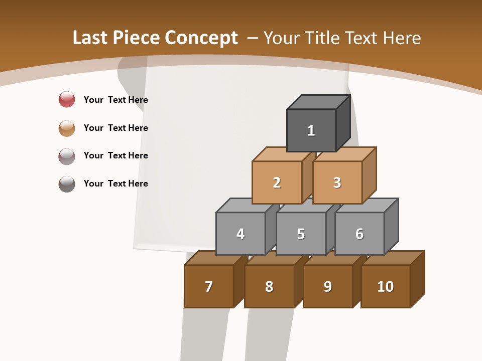 Tie Manager Isolated PowerPoint Template