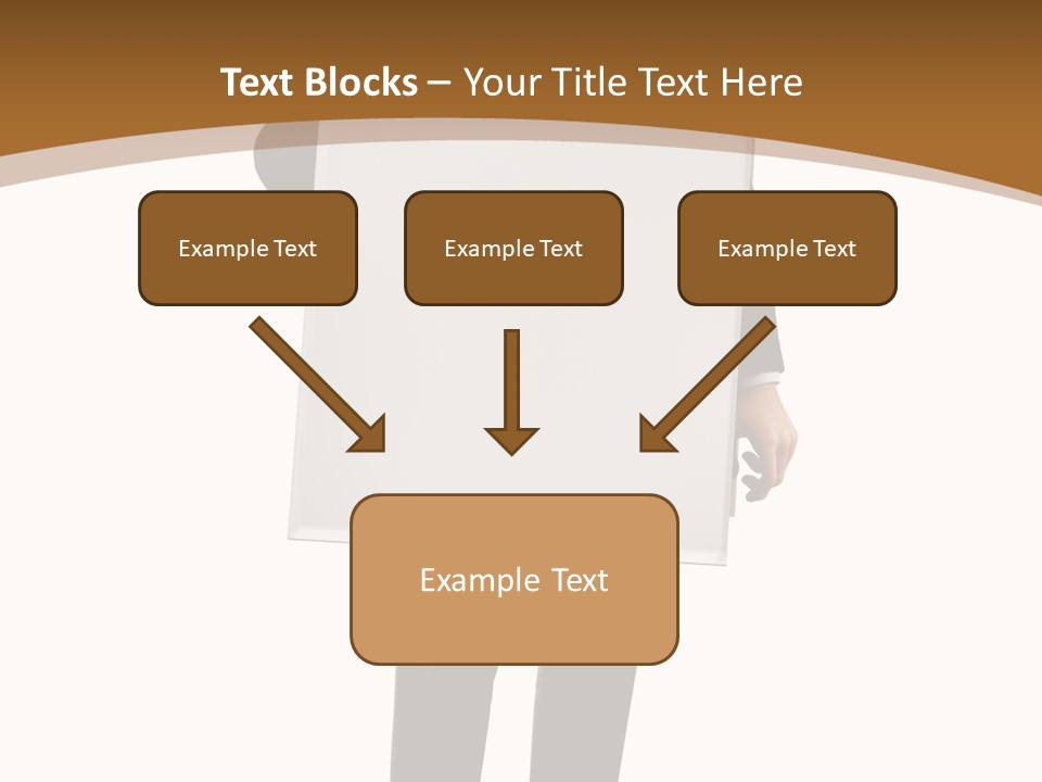 Tie Manager Isolated PowerPoint Template