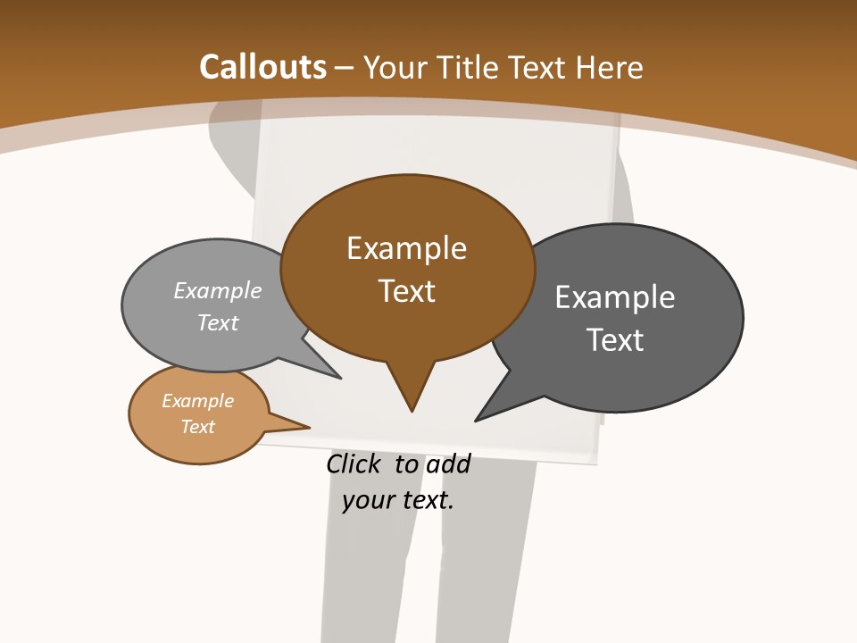 Tie Manager Isolated PowerPoint Template