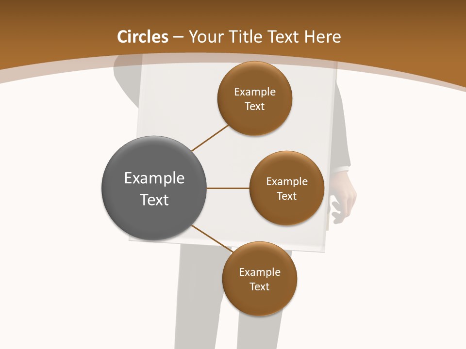 Tie Manager Isolated PowerPoint Template