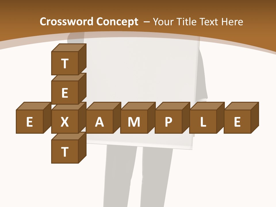 Tie Manager Isolated PowerPoint Template