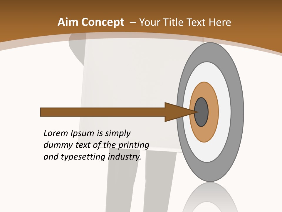 Tie Manager Isolated PowerPoint Template