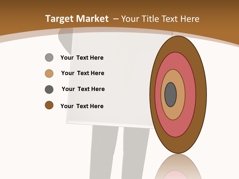 Tie Manager Isolated PowerPoint Template