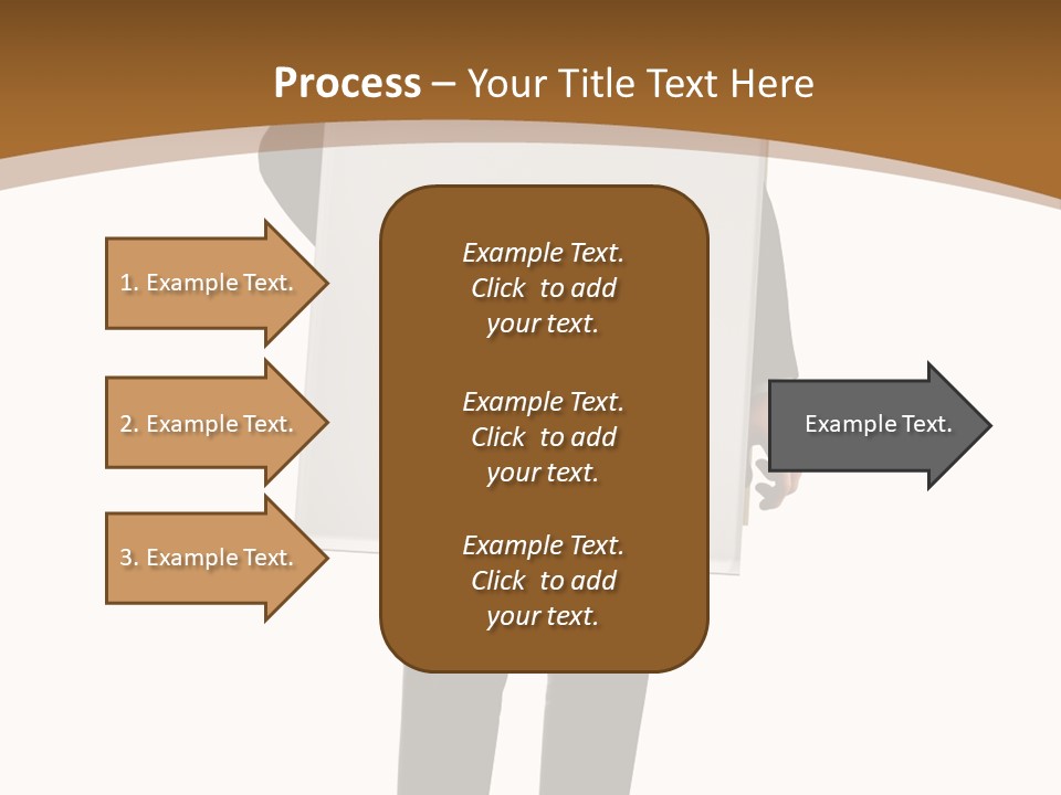 Tie Manager Isolated PowerPoint Template