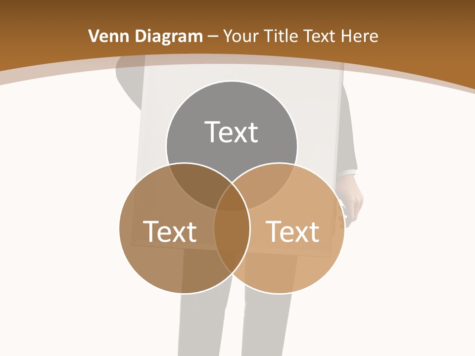 Tie Manager Isolated PowerPoint Template