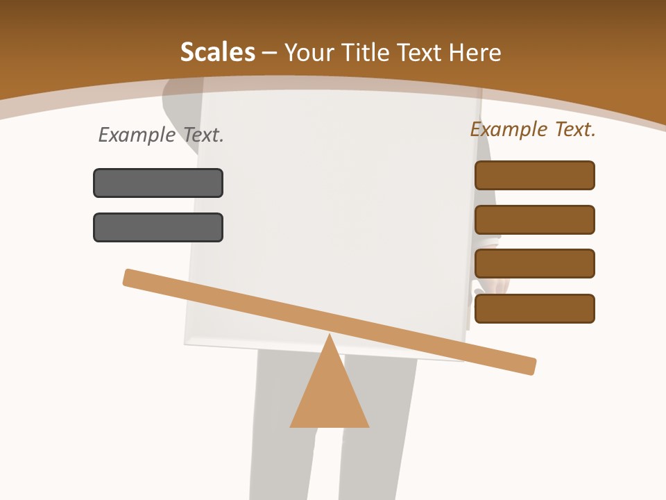 Tie Manager Isolated PowerPoint Template