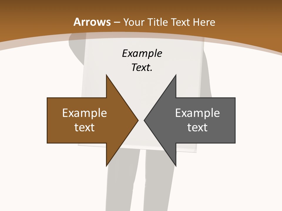 Tie Manager Isolated PowerPoint Template