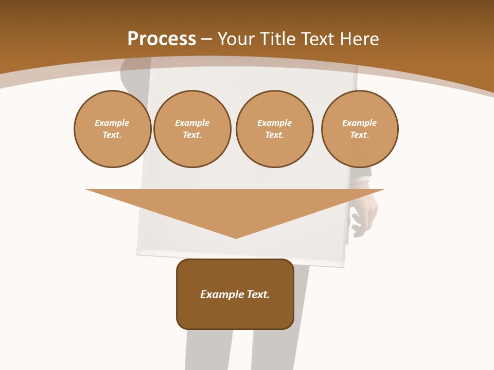 Tie Manager Isolated PowerPoint Template
