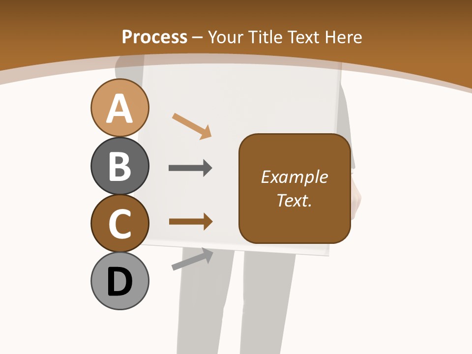 Tie Manager Isolated PowerPoint Template