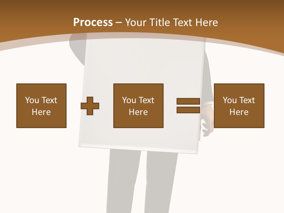 Tie Manager Isolated PowerPoint Template
