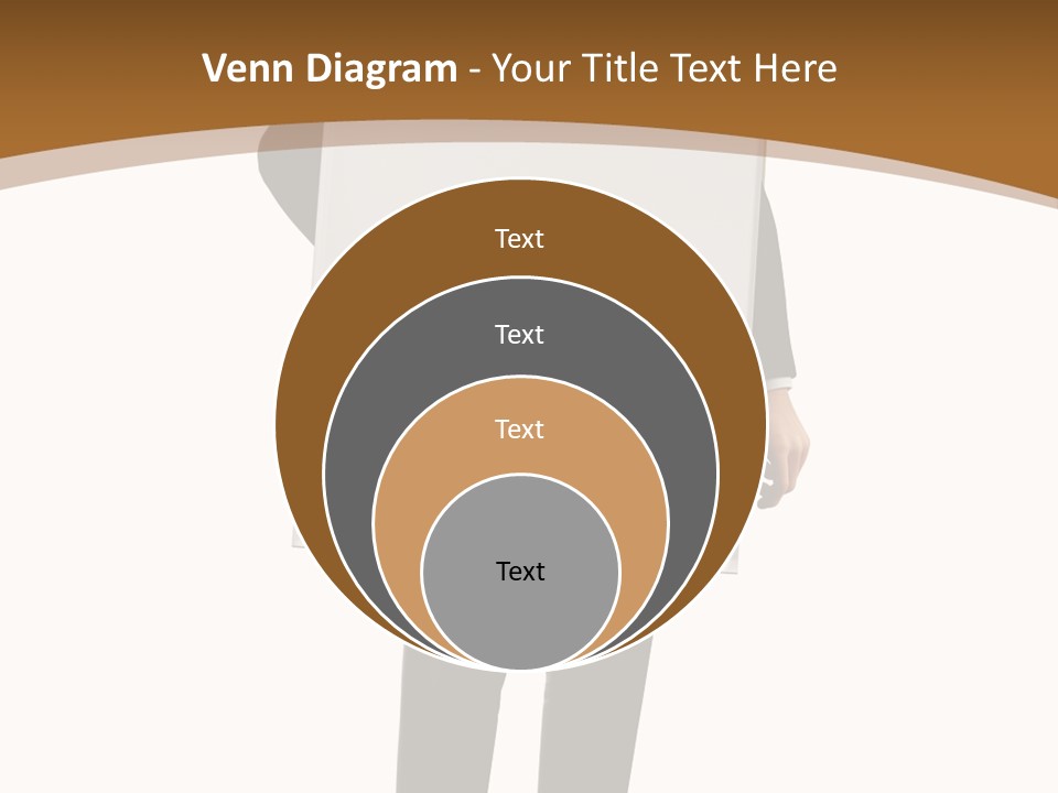 Tie Manager Isolated PowerPoint Template