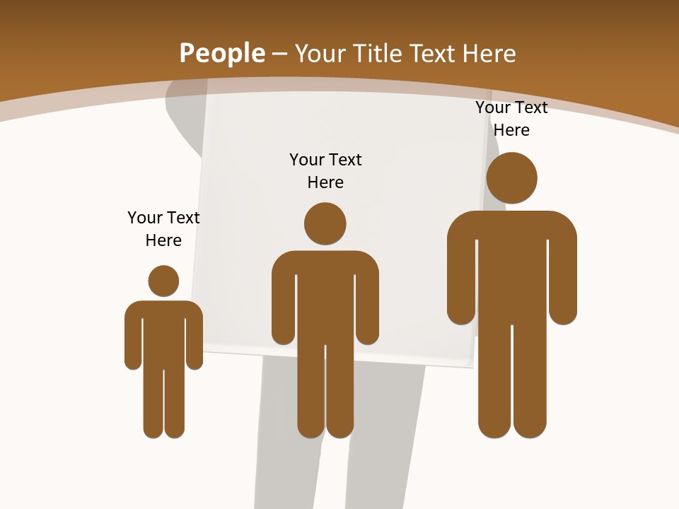 Tie Manager Isolated PowerPoint Template