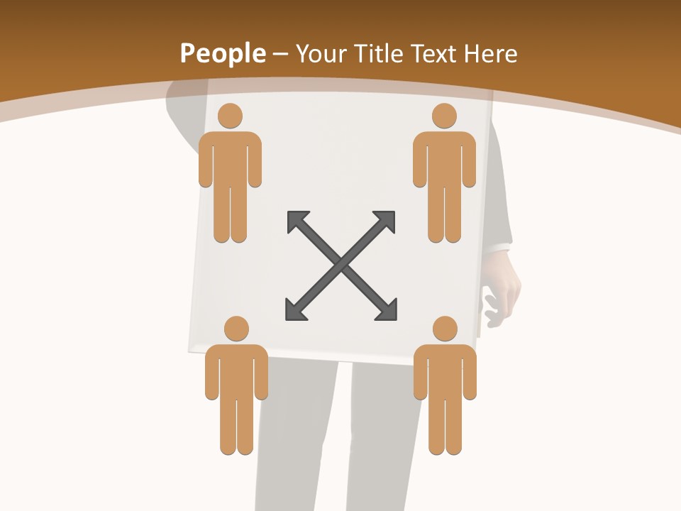 Tie Manager Isolated PowerPoint Template