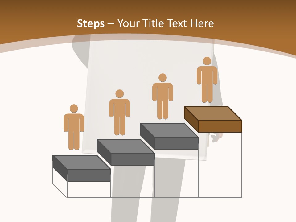 Tie Manager Isolated PowerPoint Template