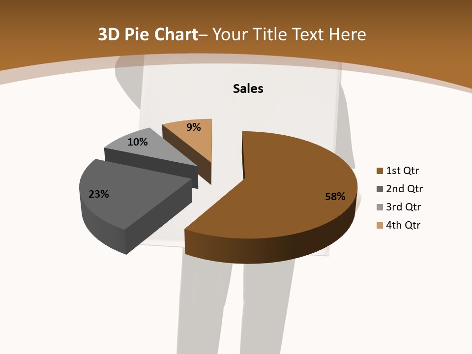 Tie Manager Isolated PowerPoint Template