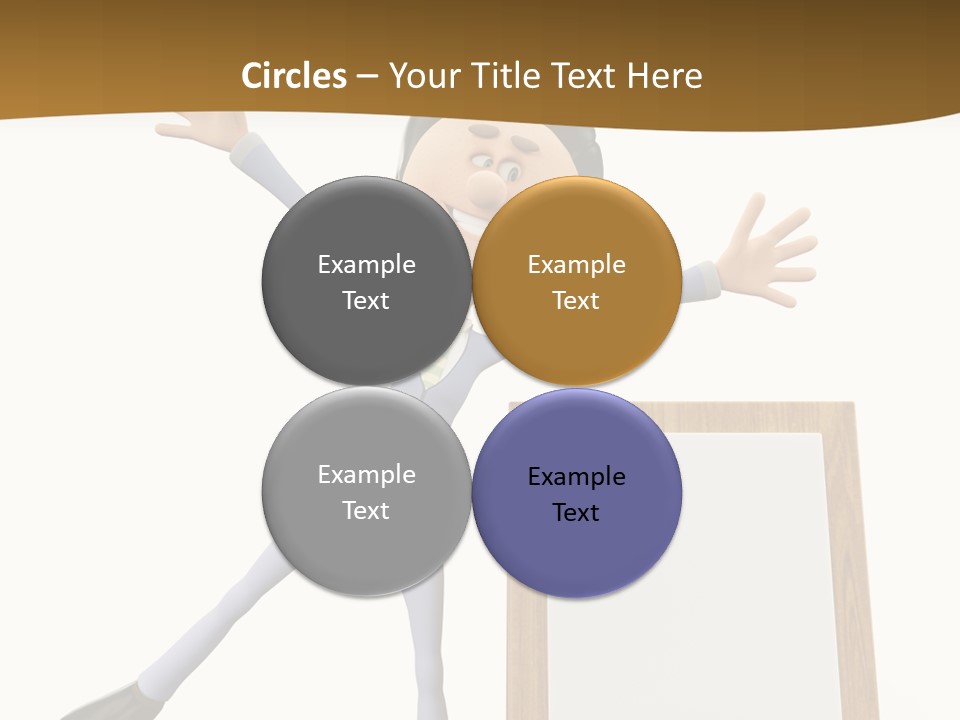 Illustration Human Suit PowerPoint Template