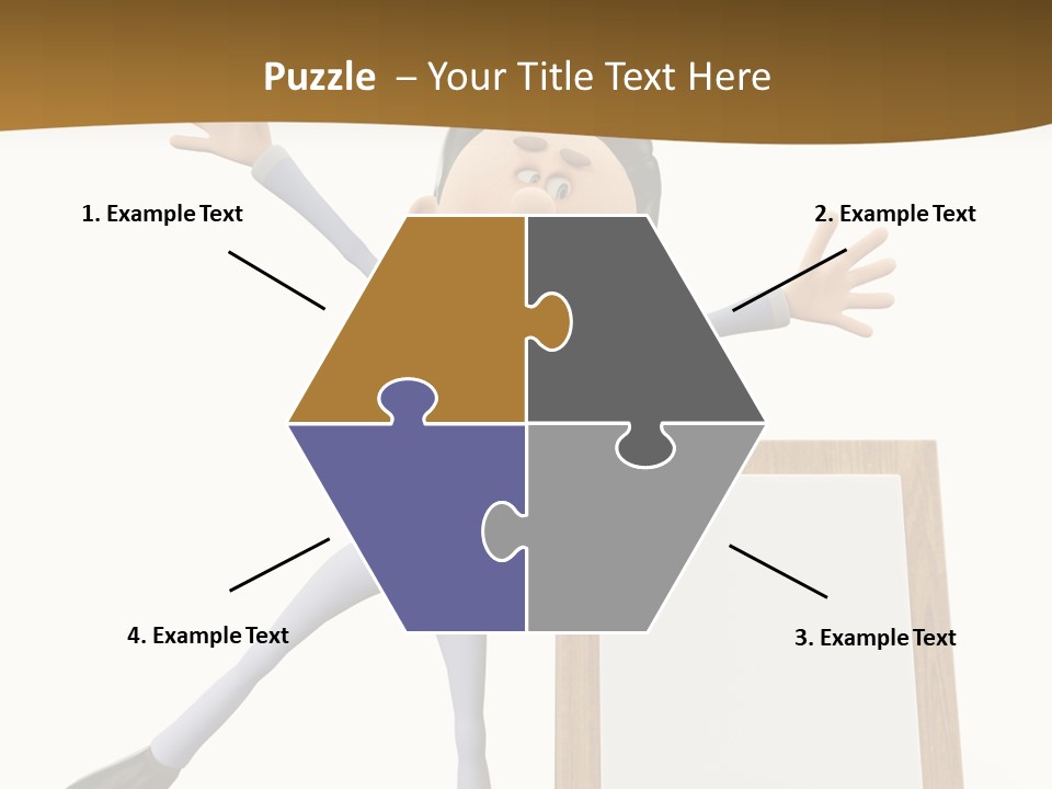 Illustration Human Suit PowerPoint Template