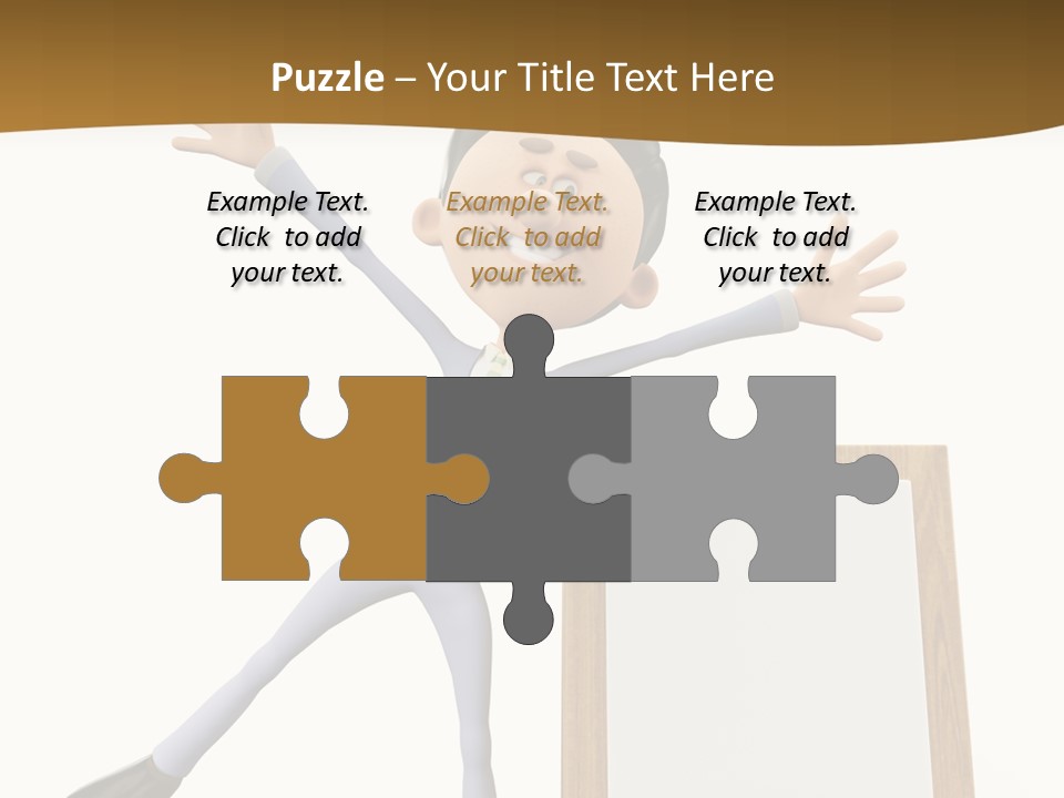 Illustration Human Suit PowerPoint Template