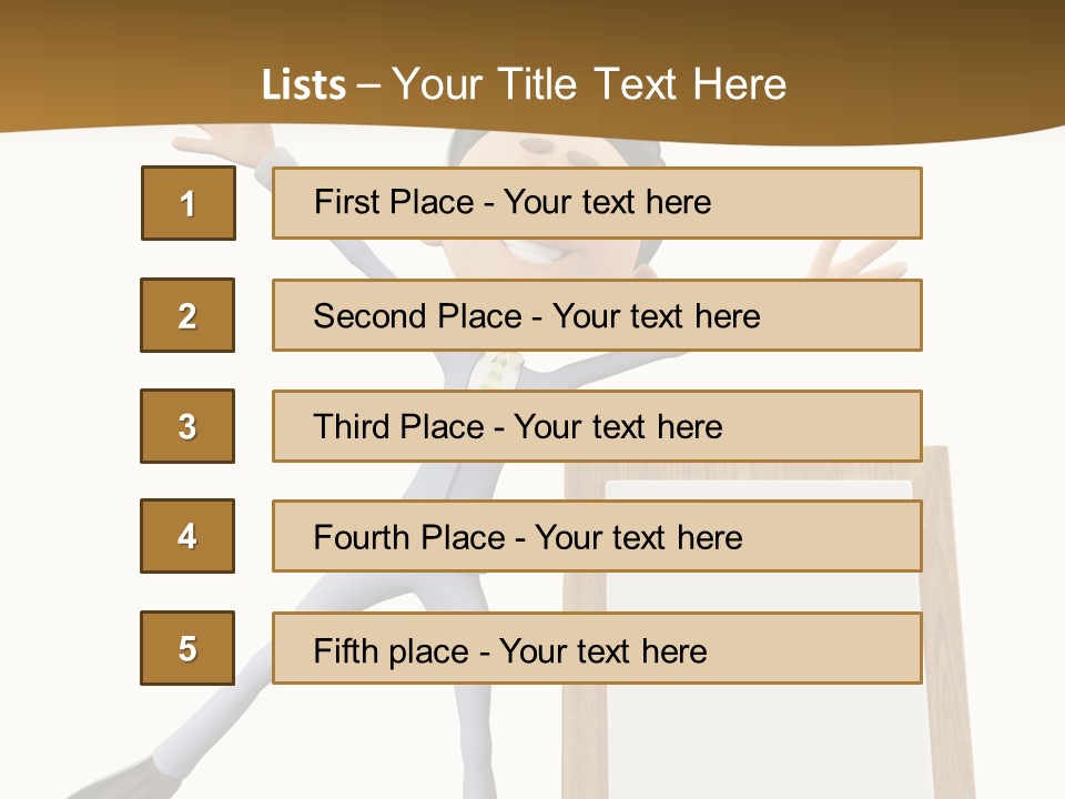 Illustration Human Suit PowerPoint Template