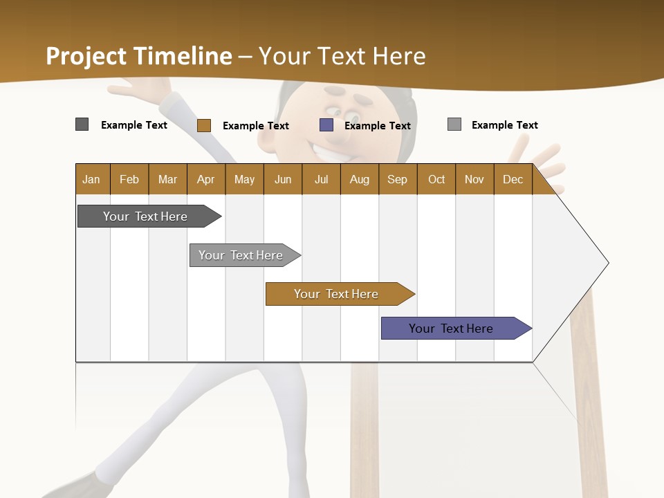 Illustration Human Suit PowerPoint Template