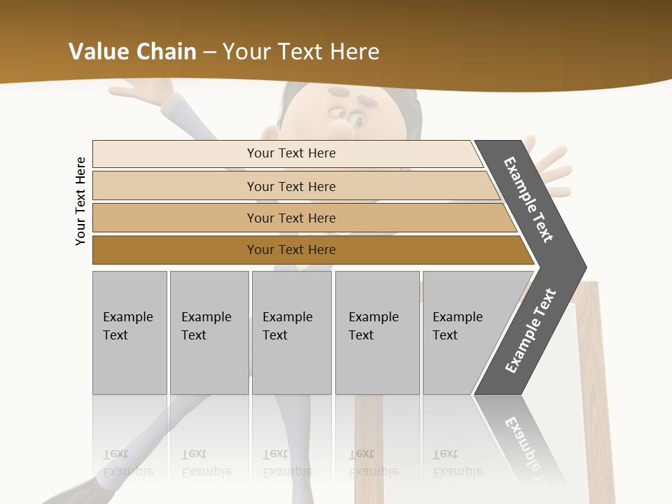 Illustration Human Suit PowerPoint Template
