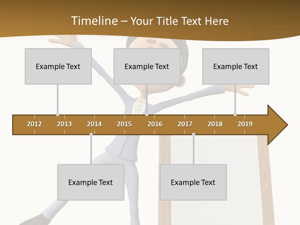 Illustration Human Suit PowerPoint Template
