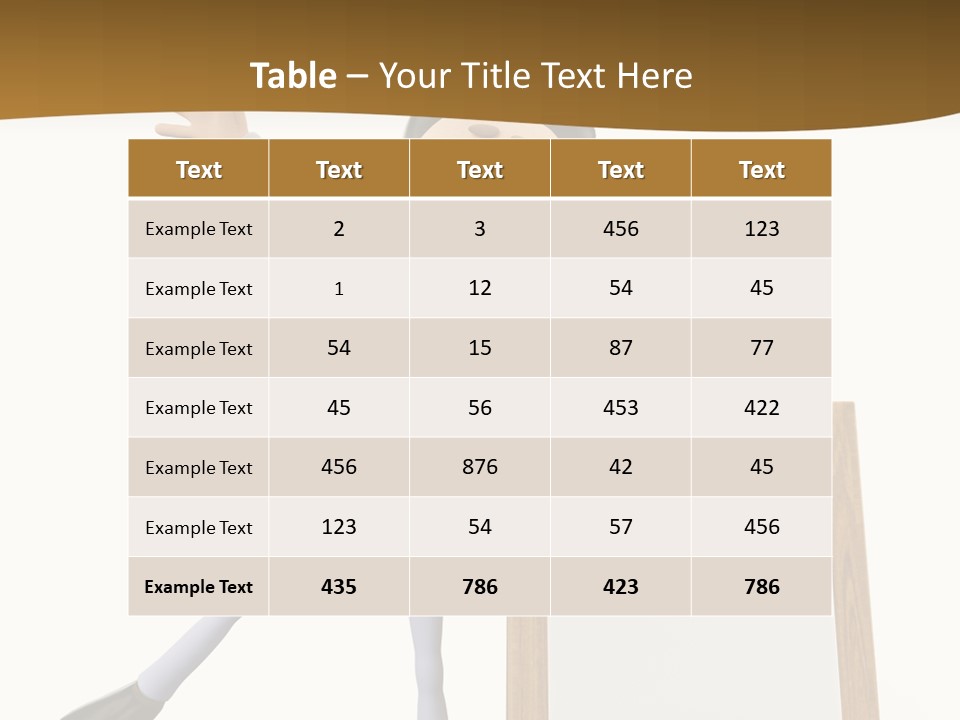 Illustration Human Suit PowerPoint Template