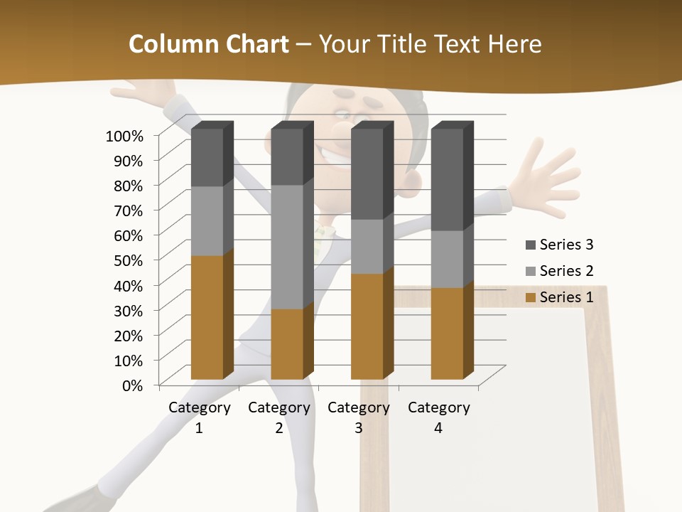 Illustration Human Suit PowerPoint Template