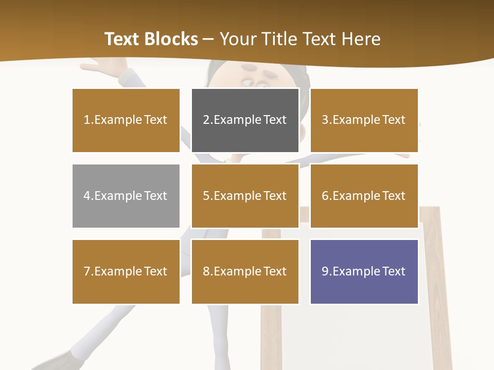 Illustration Human Suit PowerPoint Template