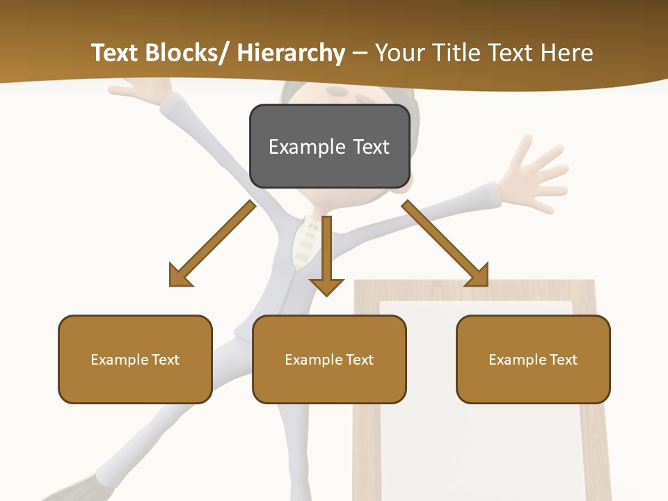Illustration Human Suit PowerPoint Template
