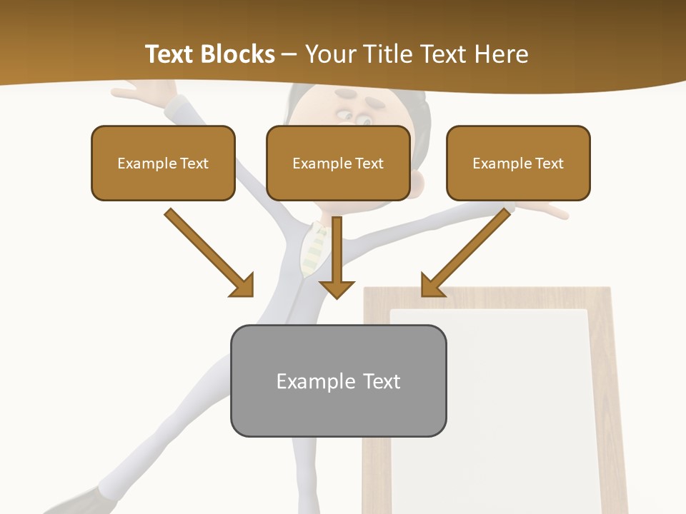 Illustration Human Suit PowerPoint Template