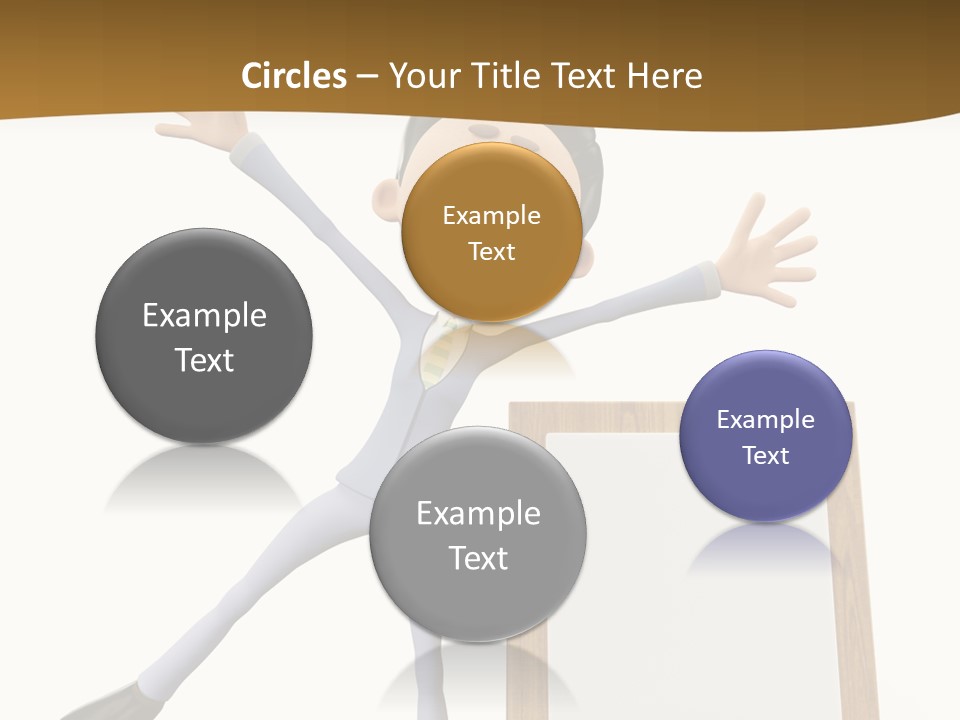 Illustration Human Suit PowerPoint Template